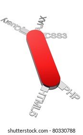 Multifunctional web technology toolkit of modern web programming tools