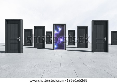 Similar – Image, Stock Photo paint it black? Door