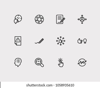 Multitasking Icons Set. Audit Time And Multitasking Icons With Get In Routine, Focus And Capability. Set Of Elements Including Gesture For Web App Logo UI Design.