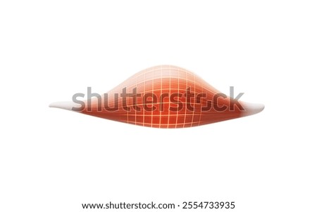 Muscle structure, medical concept visualization, 3d rendering. 3D illustration.