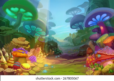 Mushroom Forest    Scene Design