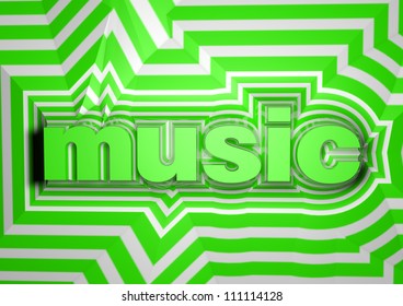 music abstract text background