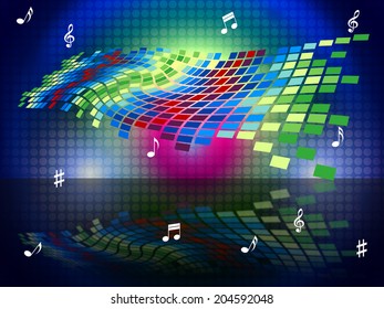 Music Background Meaning Empty Space And Design