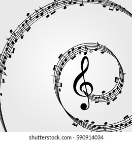 Music Notes Background Stock Vector (Royalty Free) 41347033