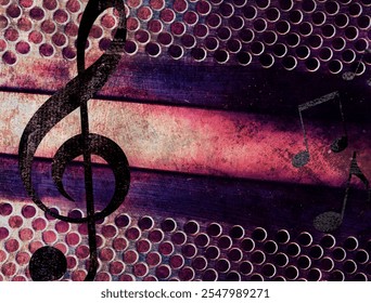 Music background.
Modern colorful grunge textures and patterns of music. - Powered by Shutterstock