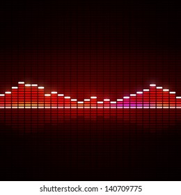 music equalizer background for active dance events