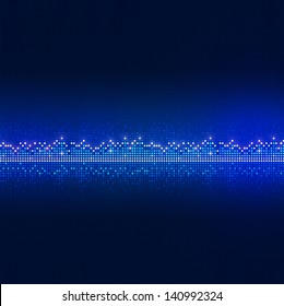 music equalizer background for active nighttime events