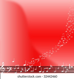 music in red