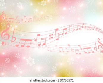 Music Snow Background Stock Illustration 230763571 | Shutterstock
