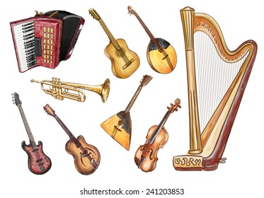 731 Harp Painting Images, Stock Photos & Vectors | Shutterstock