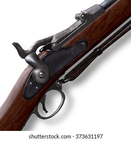 Musket Springfield Trapdoor Rifle Stock Illustration 373631197 ...