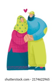 Muslim Couple In Love, Bitmap