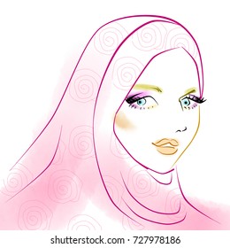 Gambar Ilustrasi Kartun Muslimah