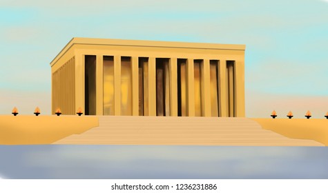 Anitkabir Museum Stock Illustrations Images Vectors Shutterstock