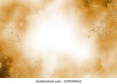 Mustard Yellow Watercolor Background Texture Design