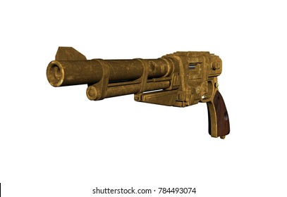 Muzzle Loader 3D Rendering