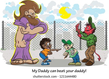 My Daddy can beat