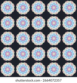 My first works in the drawing program I created by writing code myself. You can use it on wallpaper, fabric and ceramics.