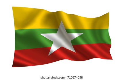 10,158 Burma Flag Images, Stock Photos & Vectors | Shutterstock