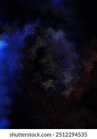 Mysterious patterns of light and shadow create a hypnotic dance in this abstract digital art piece, evoking the calm yet electrifying feel of nightfall
