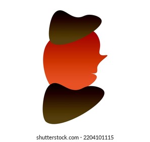 Mysterious Person Art Design Logo