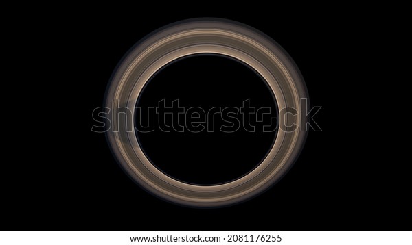Mysterious\
rings of the planet Saturn. 3d\
illustration