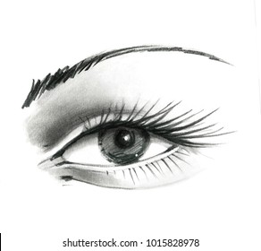 Pencil Drawing Eye Images Stock Photos Vectors Shutterstock