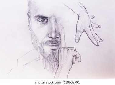 Pencil Drawing Faces High Res Stock Images Shutterstock