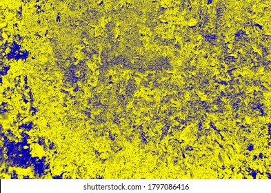 Mystic yellow golden blue colorful gradient background with scratchy lines and rough texture