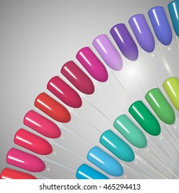 Nail Polish. Gel Polish. Nail Polish In Different Colors. Tips