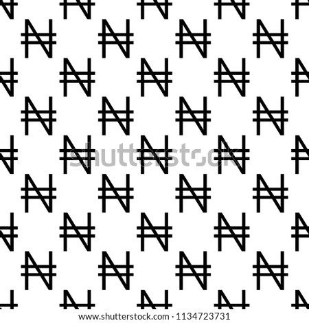 naira icon in Pattern style