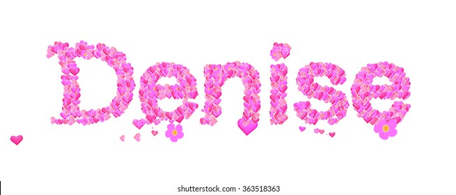 Denise Name Image Images, Stock Photos & Vectors | Shutterstock