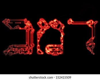 Names Of God Series. Composition Of Stylized Hebrew Kabbalah God Symbols On The Subject Of Religion, Occult And Spirituality