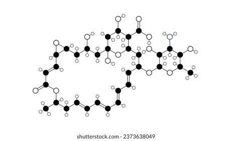 natamycin molecule  structural