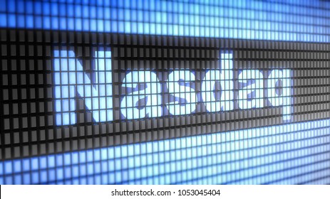The National Association of Securities Dealers Automated Quotation is an American stock exchange. 3D Illustration.