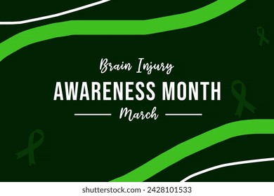 National brain injury awareness month design - Powered by Shutterstock