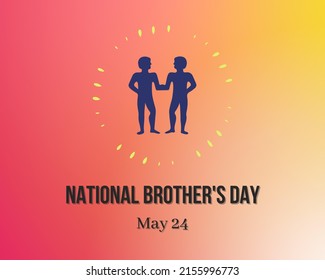 National Brother's Day 24th of May. Very attractive and elegant illustration design. - Powered by Shutterstock