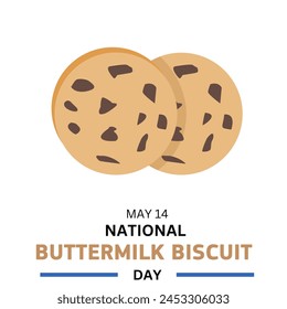  national buttermilk biscuit day Vector illustration. Good for banner, poster, greeting card, May  14 - Powered by Shutterstock