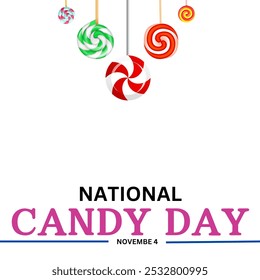 National Candy Day. November 4. Holiday concept. Template for background, - Powered by Shutterstock