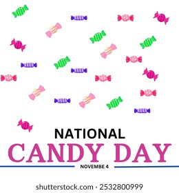 National Candy Day. November 4. Holiday concept. Template for background, - Powered by Shutterstock