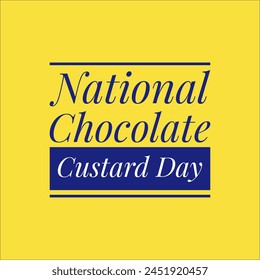 National chocolate day text design illustrations  - Powered by Shutterstock