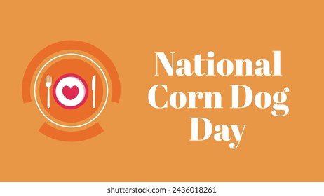 National Corn Dog Day vector banner design. Happy
National Corn Dog Day modern minimal graphic poster illustration. - Powered by Shutterstock