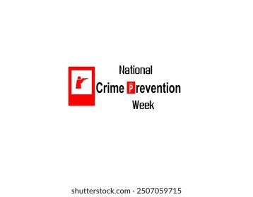 National crime prevention week  text design illustration - Powered by Shutterstock