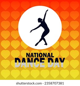 National Dance Day Illustration. Suitable for greeting card, poster and banner - Powered by Shutterstock