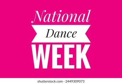 National dance week text design illustrations  - Powered by Shutterstock