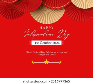 China’s National Day celebrates the nation’s unity, strength, and progress since the founding of the People’s Republic on October 1, 1949. A proud day for reflection and celebration. - Powered by Shutterstock