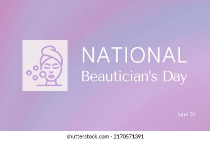 National Beautician’s Day on June 26. Very attractive illustration design used for printings, cards, promotions, advertising, background, brochure, banners, and social media. - Powered by Shutterstock