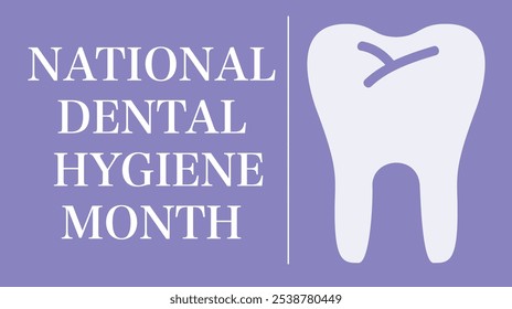 National Dental Hygiene month is observed every year on October. Clean teeth with brush - Powered by Shutterstock