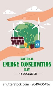 National Energy Conservation Day Poster Design