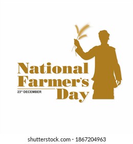 National Farmers Day Banner Design - Illustration